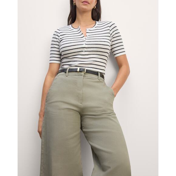 Everlane The Phoebe Trouser in Sage Green 6 - Picture 3 of 8